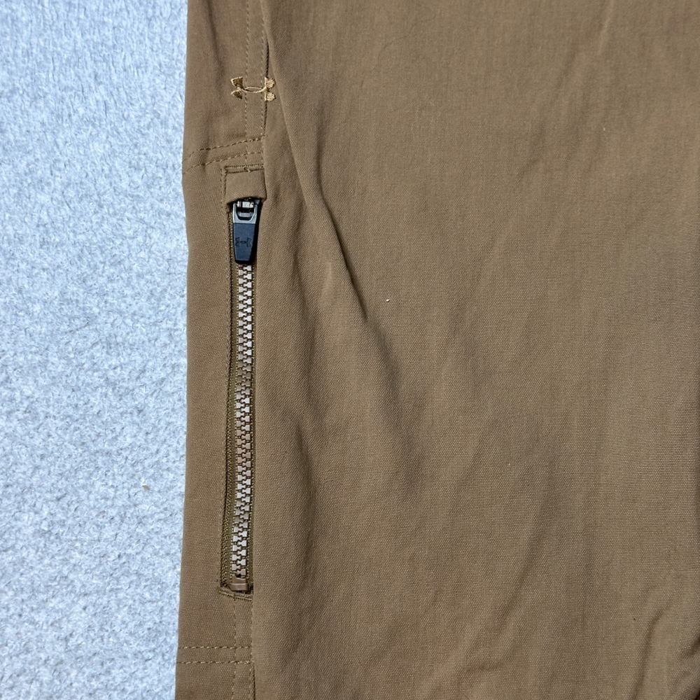 Under Armour Pants Mens 36x32 Brown Storm Loose Fit Tactical Outdoor Hiking - Picture 6 of 11